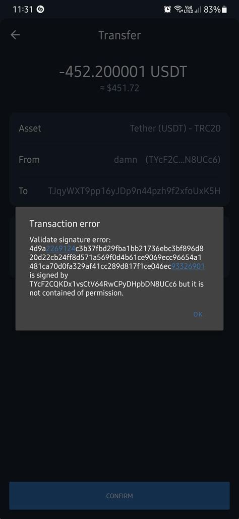 Metamask: transaction error when sending Nexo with metamask
